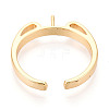 Brass Cup Peg Ring Settings LS-KK-N274-36G-3