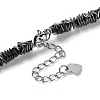 Chip Synthetic Non-magnetic Hematite Beaded Necklaces NJEW-Q341-02-3
