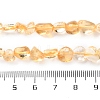 Heated Natural Citrine Beads Strands X-G-P497-01C-39-6