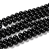 Natural Eyeless Obsidian Beads Strands G-K123-06-12mm-1