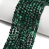 Natural Malachite Beads Strands X-G-C262-C02-4mm-2