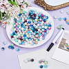 240Pcs 8 Colors Imitation Pearl Acrylic Beads OACR-PA0001-62-4