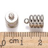 Brass Cord Ends LS-KK-D218-11x8-P-3