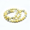 Natural Howlite Bead Strands G-I224-04B-8mm-2