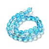 Synthetic Moonstone Beads Strands G-P528-J01-15-2