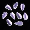 Transparent Spray Painted Glass Pendants GGLA-S054-013B-02-2