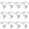 Butterfly Iron Napkin Rings AJEW-WH20070-109S-6