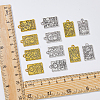 48Pcs 12 Styles Rack Plating Alloy Pendants FIND-DC0003-34-3