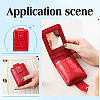 Crocodile Pattern PU Leather Mini Lipstick Makeup Pouch with Mirror AJEW-WH0314-228B-5