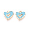 Alloy Enamel Pendants LS-PALLOY-T092-27G-05-1