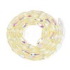 AB Color Plated Transparent Glass Teardrop Beads Strands EGLA-T029-08D-2