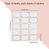 PVC Self Adhesive Stickers DIY-WH20007-64C-2