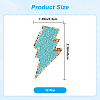 12Pcs Computerized Embroidery Cloth Self Adhesive Patches PATC-GF0001-57B-2