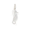 925 Sterling Silver Sea Animal Sea Horse Charms STER-E071-02S-05-1