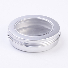 Round Aluminium Tin Cans CON-WH0010-01-100ml