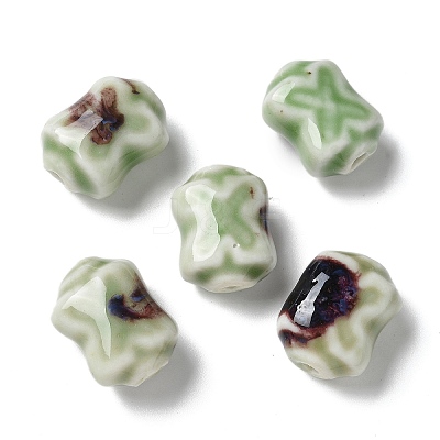 Handmade Porcelain Beads PORC-L080-E-1