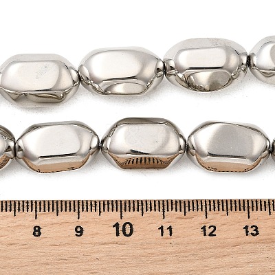 Electroplate Glass Beads Strands EGLA-F166-17P-1