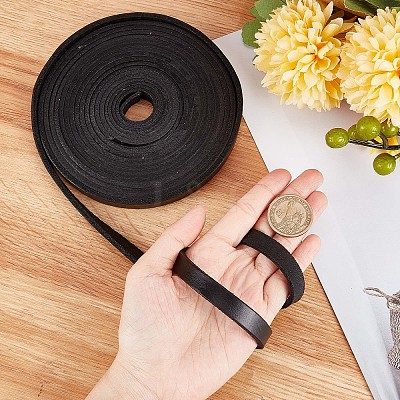 Flat Cowhide Leather Cord WL-GF0001-09A-01-1
