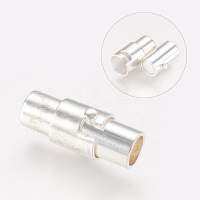 Brass Locking Tube Magnetic Clasps MC078-S-1