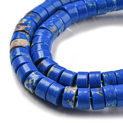 Synthetic Imperial Jasper Dyed Beads Strands G-D077-D01-01B-1