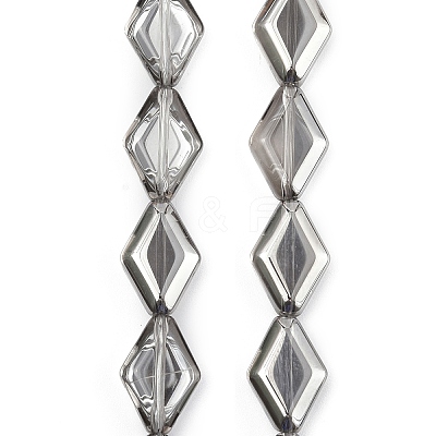 Electroplate Glass Beads Strands EGLA-B010-01A-PL03-1