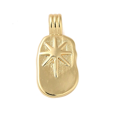 Rack Plating Brass Pendants KK-S372-06G-1