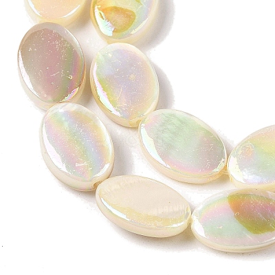 Natural Freshwater Shell Beads Strands BSHE-H018-06-1