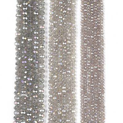 Electroplate Glass Beads Strands EGLA-A044-J8mm-B10-1