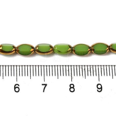 Electroplate Glass Beads Strands EGLA-P061-02A-08-1