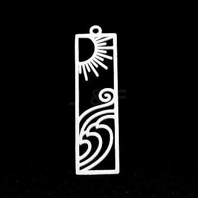 Non-Tarnish 201 Stainless Steel Pendants STAS-T056-LA344-1-1