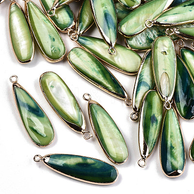 Natural Freshwater Shell Pendants SHEL-R047-03B-1