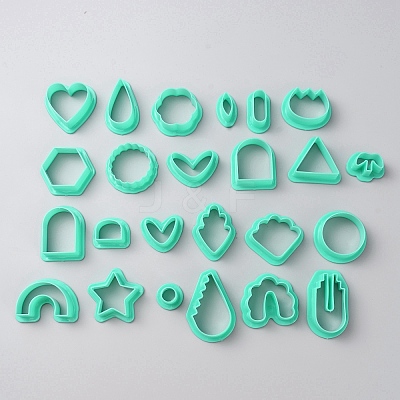 Plastic Plasticine Tools DIY-WH0502-78-1
