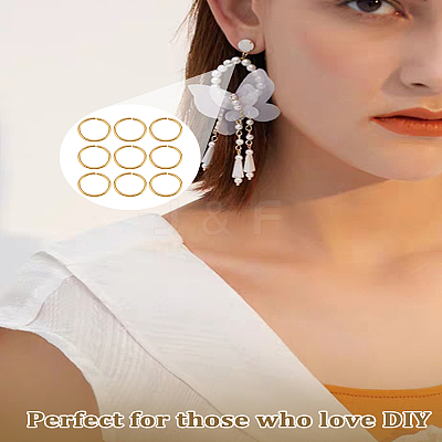 160Pcs Brass Open Jump Rings KK-LP0004-65-1