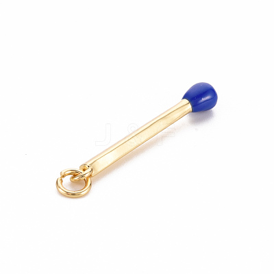 Brass Enamel Pendants KK-S362-032A-NR-1
