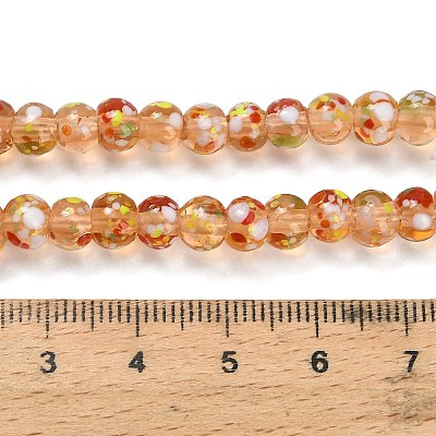 Handmade Lampwork Beads Strands LAMP-H071-01A-05-1