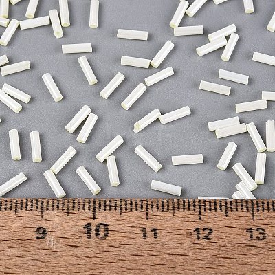 FGB Grade A Glass Round Bugle Beads SEED-Q040-06A-03-1
