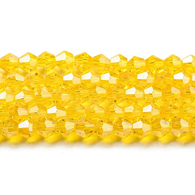 Transparent Electroplate Glass Beads Strands LS-GLAA-F029-2mm-C22-1