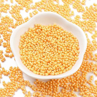 Opaque Colours Glass Seed Beads SEED-A033-06F-1