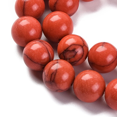 Synthetic Turquoise Beads Strands G-L605-G01-03D-1