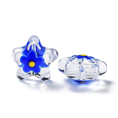 Transparent Glass Beads GLAA-H028-01F-1