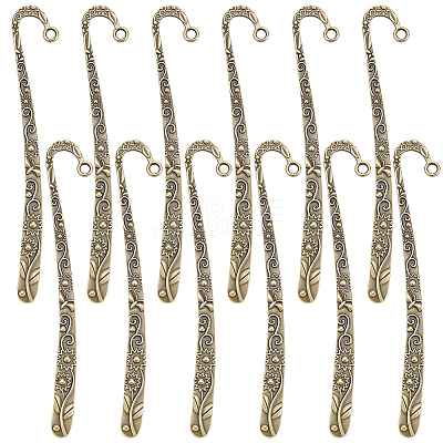 12Pcs Alloy Hair Sticks MRMJ-SC0001-66A-1