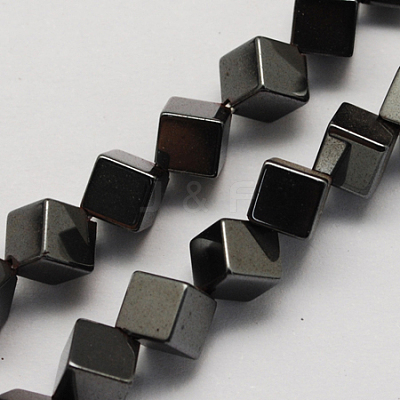 Non-magnetic Synthetic Hematite Beads Strands X-G-Q895-16-1