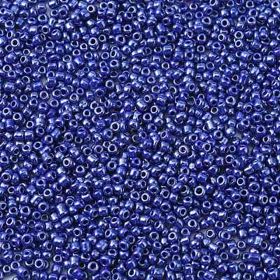 DIY Craft Beads 12/0 Opaque Colors Lustered Round Glass Seed Beads X-SEED-A012-2mm-128-1