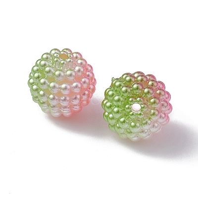 Imitation Pearl Acrylic Beads OACR-FS0001-42B-1