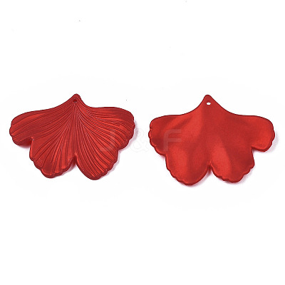 Rubberized Style Opaque Acrylic Pendants X-ACRP-T010-06-1