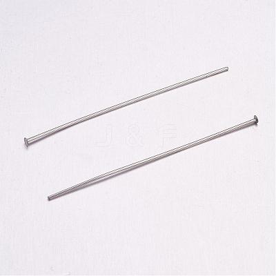 Tarnish Resistant 304 Stainless Steel Flat Head Pins STAS-H358-08B-1