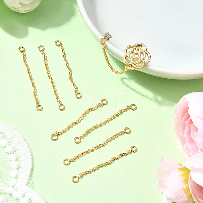 20Pcs Brass Chain Links/Connectors KK-BBC0021-47-1