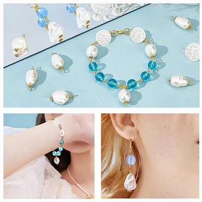 96Pcs 8 Style Acrylic Pendants FIND-SC0019-32-1
