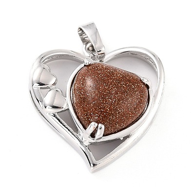 Synthetic Goldstone Pendants G-C236-01A-P-RS-1