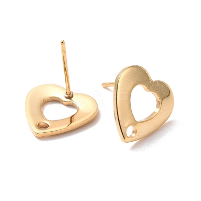 201 Stainless Steel Stud Earring Findings STAS-K241-17G-1